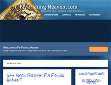 Tablet Screenshot of flyfishingheaven.com